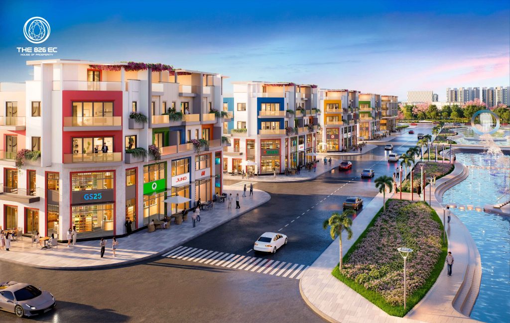 nhà mẫu tại dự án the 826 ec