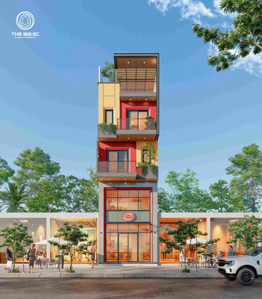 nhà mẫu tại dự án the 826 ec