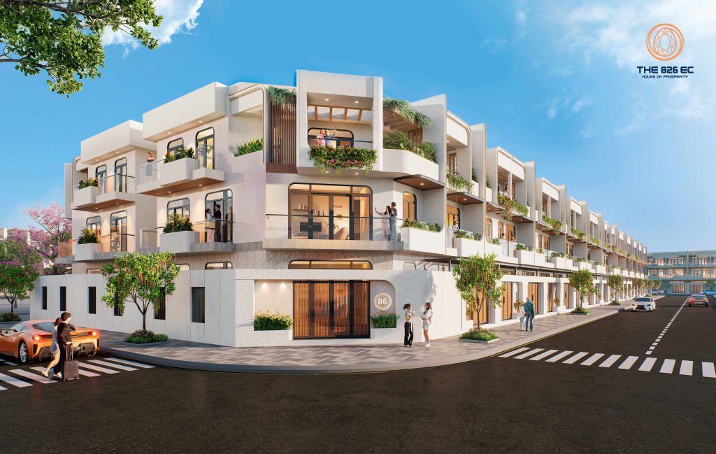 nhà mẫu tại dự án the 826 ec