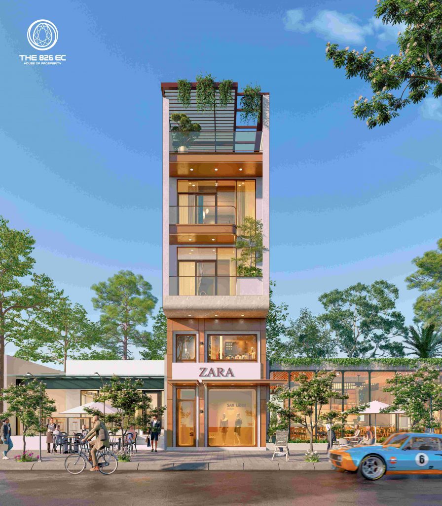 nhà mẫu tại dự án the 826 ec