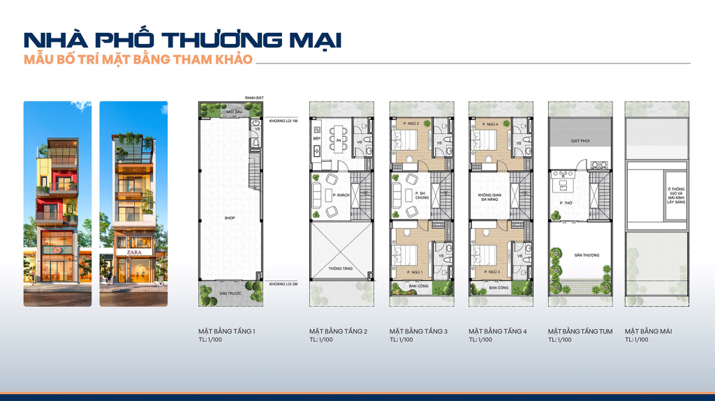 nhà phố thương mại tại the 826 ec