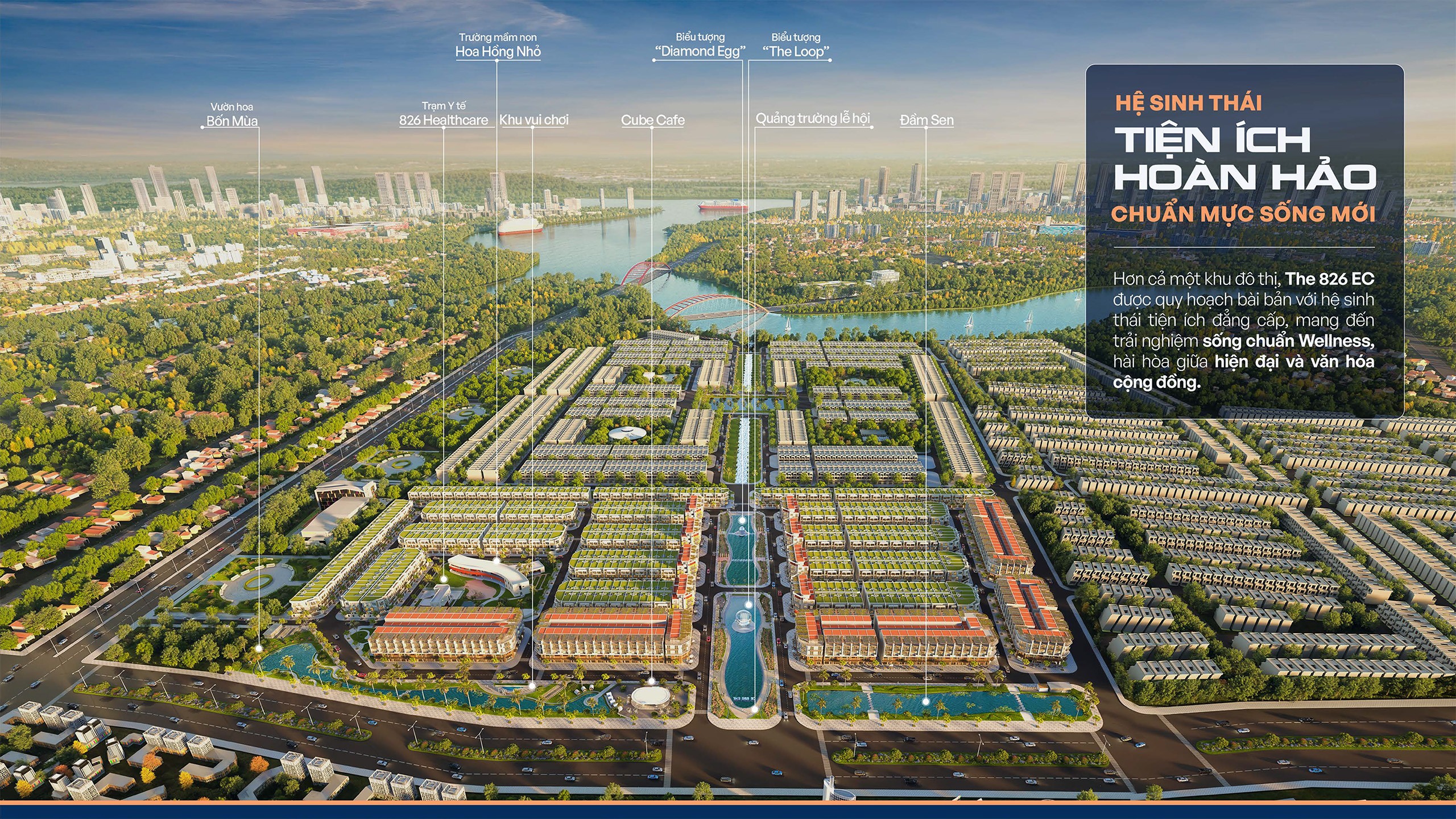 khu đô thị The 826ec Long Hậu, Tây Ninh, Hai Thành